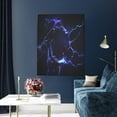 thumbnail image 5 of Xecao Blue thunder bolt light for Ready-to-Hang Canvas Art 12x16 Inches - Waterproof HD Print Solid Wood Frame for Gifting,Vertical, 5 of 8