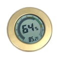 thumbnail image 2 of Visol VAC713GD Modern Circular Digital Hygrometer - Gold, 2 of 2