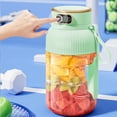 thumbnail image 5 of Juicer Cup | 2025 Usb Rechargeable Juicer Cup, Portable Blender with Digital Display - Stainless Steel Smoothie Maker for Protein Shakes, Kitchen & Travel Essential Green, 5 of 9
