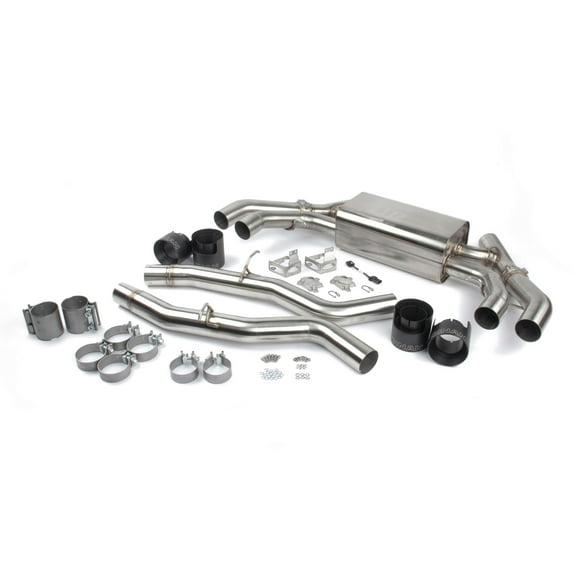 Dinan D660-0086-BLK Free Flow Axle-Back Exhaust - Compatible with Black Tips