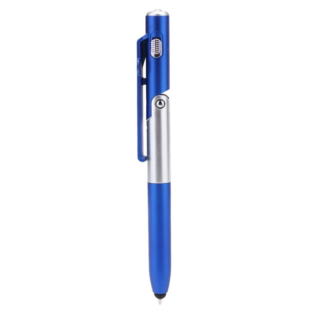 Soporte para teléfono móvil con luz LED plegable multifunción para bolígrafo (azul Hugtrwg Para estrenar