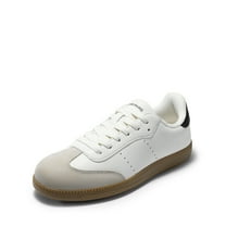 DREAM PAIRS Women's Nia Low-Top Tennis Sneakers Comfortable Lace-Up Walking Shoes