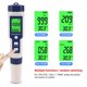 thumbnail image 3 of Medidor de PH electrónico 5 en 1, probador de calidad del agua de temperatura y salinidad de Ph, TDS y EC, pantalla LCD y precisión de lectura, para agua potable, acuarios, piscinas, etc. brillar Electrónica, 3 of 5