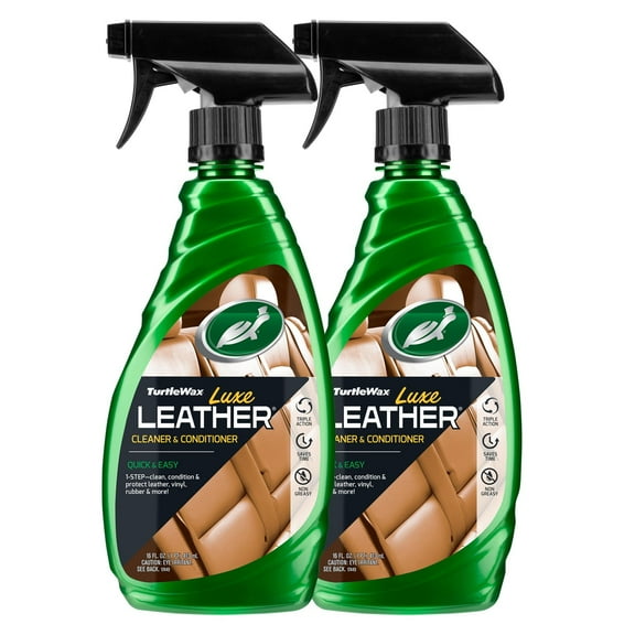 Turtle Wax Leather Cleaner & Conditioner 16 Fl Oz 2 Pack