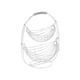 thumbnail image 1 of Frutero De 2 Niveles De Acero Cromado Fh-006 Reimart Fh-006, 1 of 3