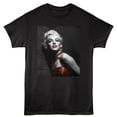 thumbnail image 1 of Marilyn Monroe T-Shirt pour Adulte Noir avec Photo Emblématique Bw, 1 of 2