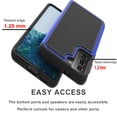 thumbnail image 1 of Samsung Galaxy S21 Ultra 5G Phone Case, Military Grade 6 Feet Drop Test Protection Dual Layer Cover-Blue, 1 of 3