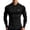 Black, variant on Polo T Shirts For Men Body Shaping Elastic Bodybuilding Muscular Long Sleeve Base Layer Male Tees