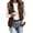 Brown, variant on Women's Puffer Vest Lightweight Quilted Sleeveless Jacket Zip Up Stand Collar Winter Outwears (Brown S)