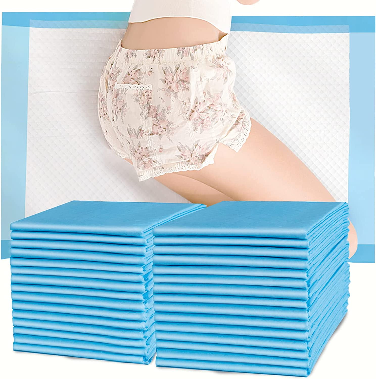 Tolobeve 23x36 inches Disposable Underpads, Chux Pads, Bed Pads