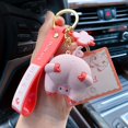 thumbnail image 2 of Porte-clés Poupée Animal Mignon - Pendentif de Sac en Résine Dessin Animé, 2 of 4