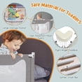 thumbnail image 5 of G TALECO GEAR Barandilla de cama para niños pequeños, barandillas protectoras estables para cama, protector de barandilla para cama de bebé para cama doble, tamaño Queen y King (78,7 pulgadas, 1 pieza, 5 of 5