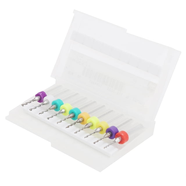 Perceuse Fine, 10 Pcs Perceuse Micro Carbure Mini Perceuse Expérience Inégalée