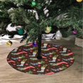 thumbnail image 2 of FMSHPON Christmas Stockings Xmas Christmas Tree Skirt Stand Mat for Holiday Party Decoration Indoor Outdoor 36 inches, 2 of 3