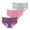 3 Pack-Gray/Pink/Purple, variant on 7 Pack Women Menstrual Panties Teen Girls Period Underwear Breathable Leak-Proof Cotton Protective Briefs(Regular & Plus Size)