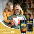 thumbnail image 3 of Gifts for Dad, Fathers Day Dad Gifts from Daughter, Birthday Gifts for Dad, 20oz Insulated Tumbler Best Dad Gift, Valentines Day Christmas Dad Gifts from Son, 3 of 6