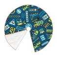 thumbnail image 3 of Kll Machinery Road Construction Christmas Tree Skirt 30",Party Decorations Farmhouse For Christmas Decorations Holiday Party, 3 of 8