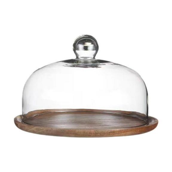 Kuntesetty Cake Stand with Serving Platter Decorative Cake Tray Cake Plate for Candy Cream 23cm lid