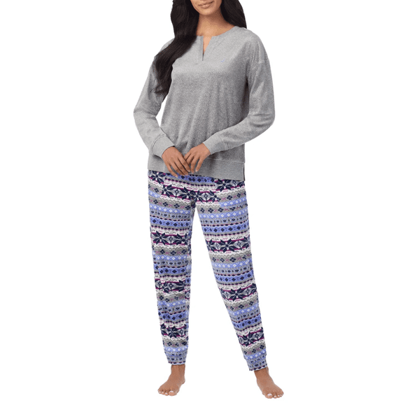 Nautica Women's 2-piece Pajama Set Gray Large