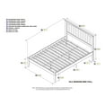 thumbnail image 6 of Mission Platform Bed with Open Foot Board in, in Multiple Colors and Sizes, 6 of 6