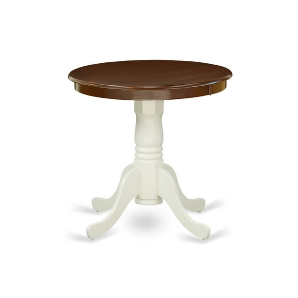 Emt Mlw Tp Edan Dining Table Made Of Rubber Wood Offering Walnut Finish Top 30 Inch Round Linen White Pedestal Com Emt Mlw Tp Edan Dining Table Made Of, 30 Inch Round Wood Table Top