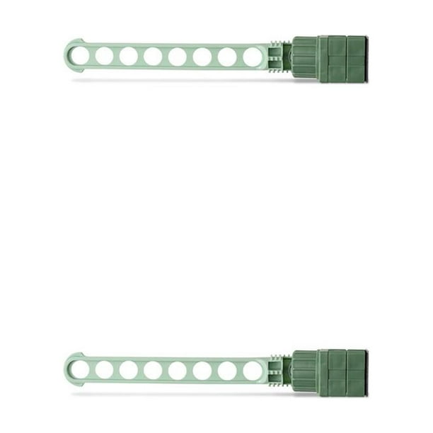 Naiovety Tendedero de ropa Compact Fixator Tools Dry Hanger Perchero de ropa Verde Verde 2Conjunto