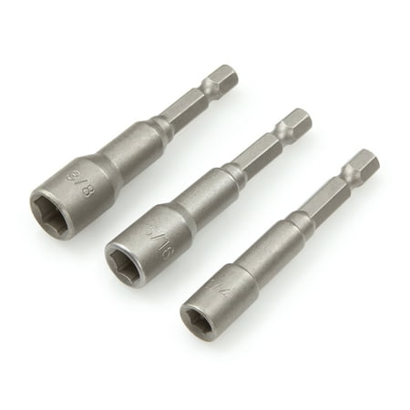 UPC: 0020209029060 | TEKTON Magnetic Nut Driver Bit Set  3-Piece (1/4-3/8 in.) | 2906