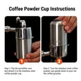 thumbnail image 4 of Electric Burr Coffee Grinder, Coffee Bean Grinder with Multiple Grind Settings, AntiStatic Touchscreen Electric Coffee Burr Mill Grinder for Home Use, 4 of 7