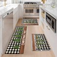 thumbnail image 6 of YIMEIS Snow scene of Christmas tree Kitchen Decor Christmas Fall Kitchen Rugs, Xmas Decorative Farmhouse Floor Mats for Home Kitchen Dining Room Decorations - 16''*24'', 6 of 10