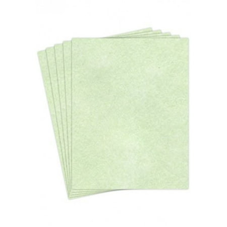 Business Recycled Cardstock Stationery Parchment Recycled Paper | 65Lb Cover Cardstock | 8.5” x 11” Inches | 50 Sheets Per Pack | Spring Green ()
