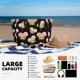 thumbnail image 5 of Fotbe Avocado Lovers Bolsa de Viaje para Playa - Resistente al Agua, Bolsa Tote de Gran Capacidad y Ligera con 7 Bolsillos para Mujeres y Hombres, 5 of 7