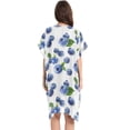 thumbnail image 3 of joogoo Women's Blueberry Fruits Beach Cover Up Kimono Swimsuit Summer Cardigan Swimwear M, 3 of 6