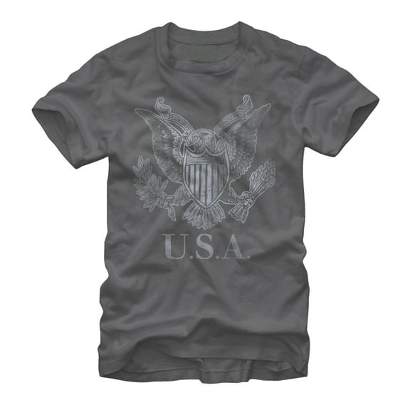 Men's Lost Gods USA E Pluribus Unum Graphic Tee Charcoal Medium