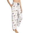 thumbnail image 2 of Xecao Leopard Print Women's Straight Lounge Pajama Pants: The Epitome of Relaxed Sleepwear, 2 of 9