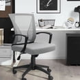 thumbnail image 2 of Lacoo Mid-back Mesh Office Chair Desk Chair Computer Task Chair with Lumbar Support and Armrest, Gray, 2 of 8