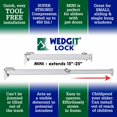 thumbnail image 2 of Barra de seguridad Wedgit Mini Twist extensible de 38 a 64 cm, 2 of 2