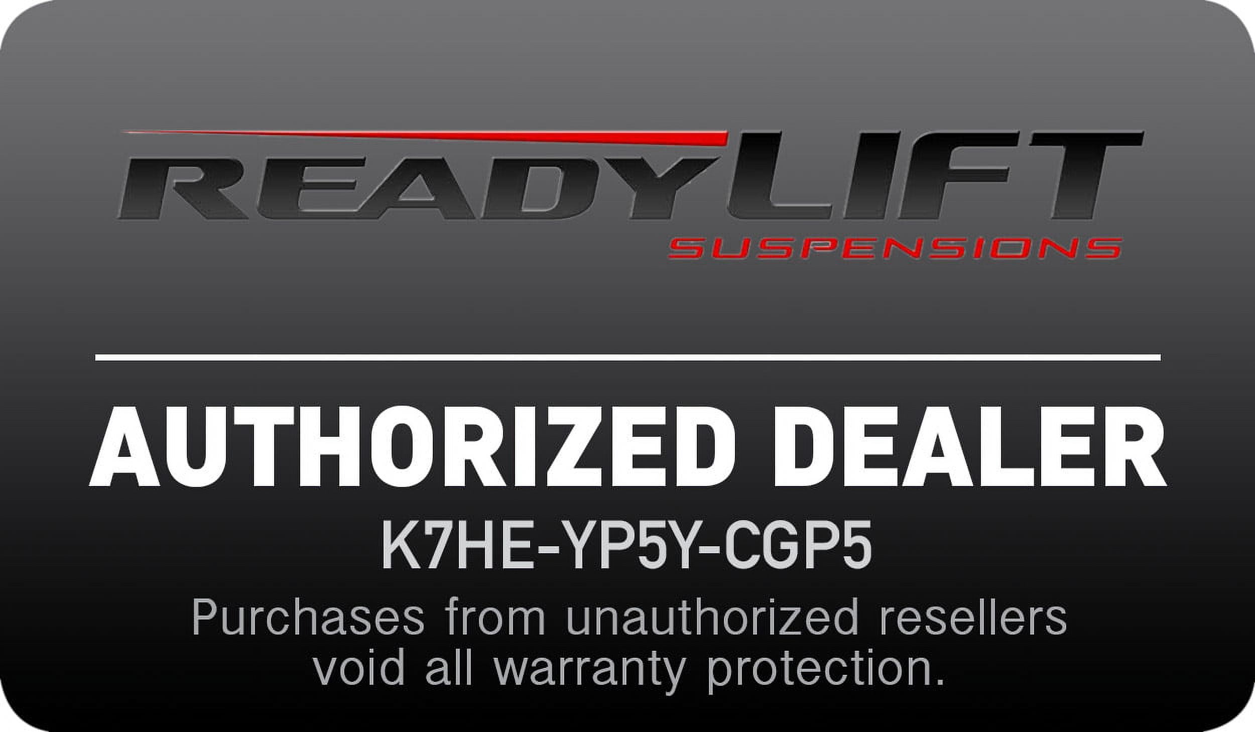 ReadyLift 44-3050 Big Lift Kit w/Shocks; 5-6 in. Lift; w/SST3000 Shocks; w/Factory Keys; Fits select: 2011-2019 CHEVROLET SILVERADO, 2011-2019 GMC SIERRA