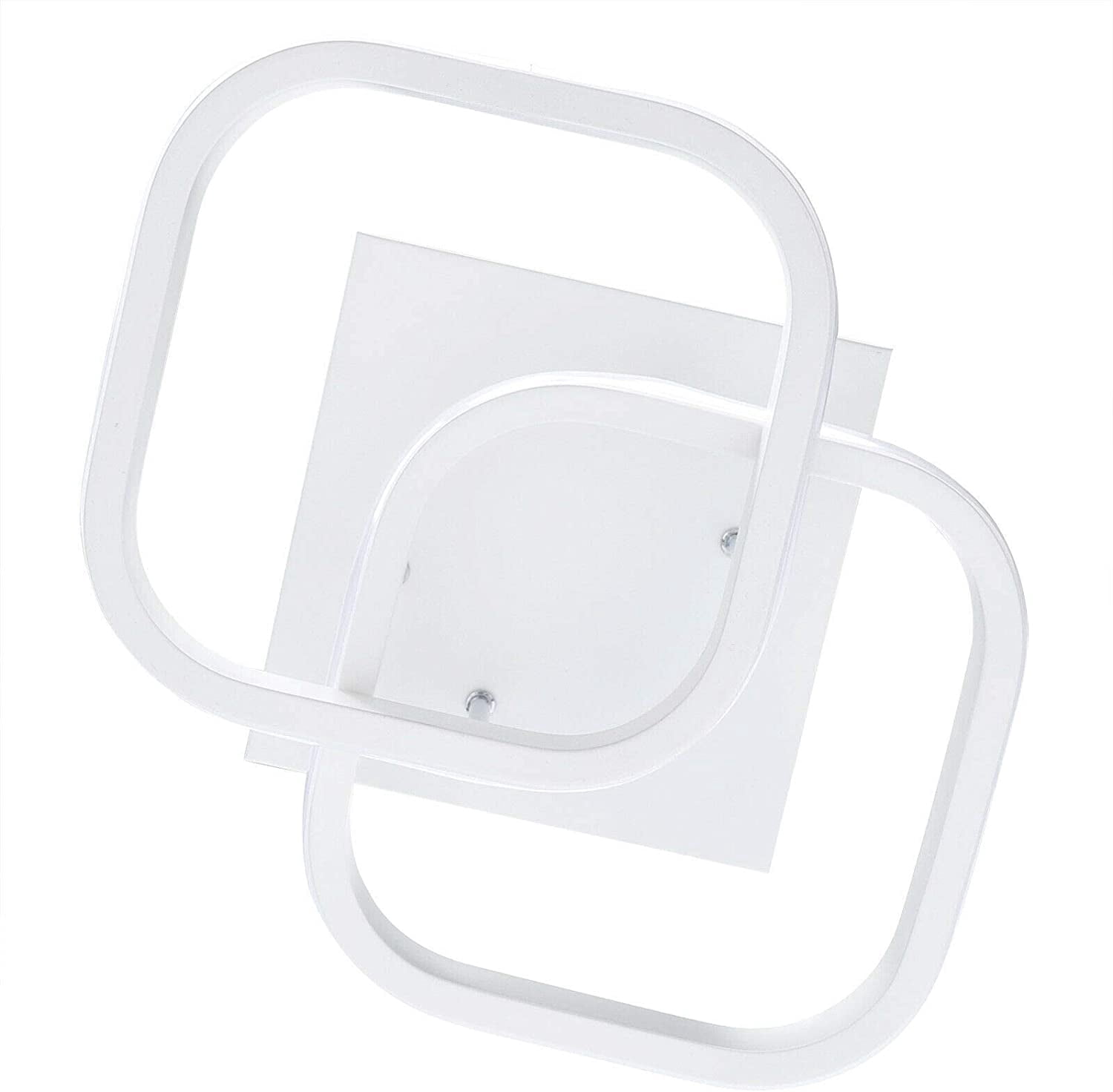 Fichiouy Acrylic LED Ceiling Light Kitchen Pendant Lamp Chandelier Fixture White
