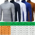thumbnail image 2 of Pull Col Montant en Coton pour Hommes Gris Clair 3TG, 2 of 4