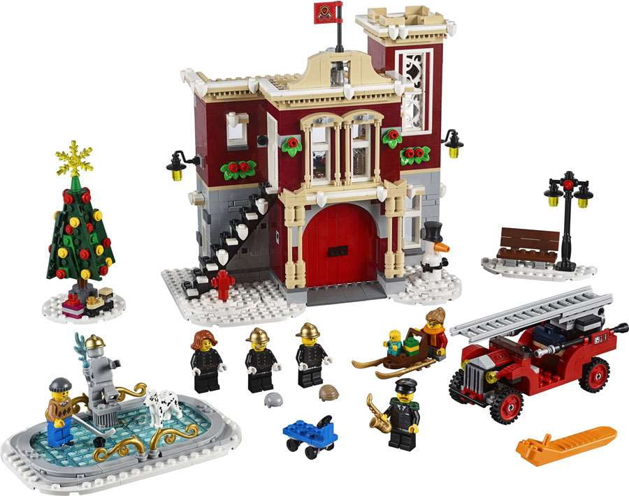 Pre-Owned LEGO Creator Expert Winter Village Fire Station 10263 Building Set