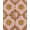 Pink Gold, Pattern 6, variant on ODIKA Pink Boho Pretty Centered Lunar Crisp Ornamental Retro Vintage for Playroom, Bedroom, Reading Nook, Pet Friendly & Kids Safe Play