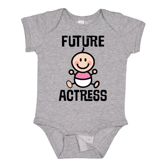 Inktastic Future Actress Girls Acting Theater Girls Baby Bodysuit