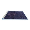thumbnail image 2 of Ahgly Company Machine Washable Indoor Rectangle Persian Blue Traditional Area Rugs, 3' x 5', 2 of 4
