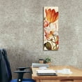 thumbnail image 3 of Epic Graffiti 'Poesie Florale Panel I' by Lisa Audit, Canvas Wall Art, 12"x36", 3 of 8