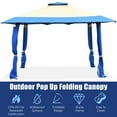 thumbnail image 5 of Costway 13'x13' Gazebo Canopy Shelter Awning Tent Patio Garden Outdoor Companion Blue, 5 of 10