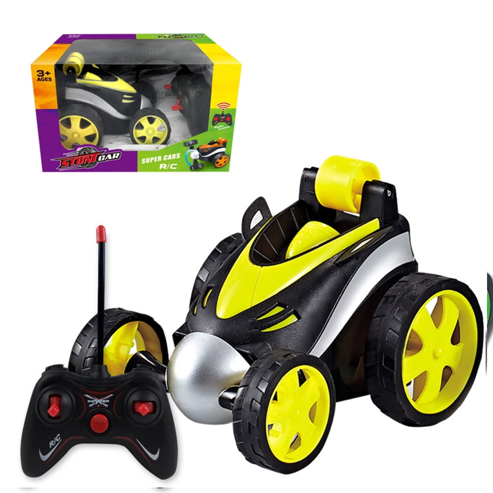 Wireless Remote Control Tumbling Stunt Tilting Cart Electric Car Toy
