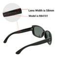 thumbnail image 2 of Walleva Polarized Titanium + Black Replacement Lenses For Ray-Ban RB4101 Jackie Ohh 58mm, 2 of 6