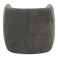 thumbnail image 3 of Moe's Home Collection Francis Accent Chair Grey Fabric Chairs, 3 of 5