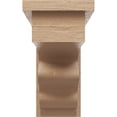 thumbnail image 2 of 4"W x 12"D x 8"H Classic Highland Rough Cedar Woodgrain TimberThane Corbel, Primed Tan, 2 of 6
