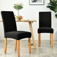 thumbnail image 5 of Fyeme Chair Cover, Waterproof Stretch Removable Dining Chair Protector Decoration Cover Seat Slipcover For Hotel,Banquet,Home and Office, 5 of 8